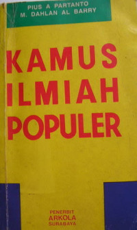 Image of KAMUS ILMIAH POPULER